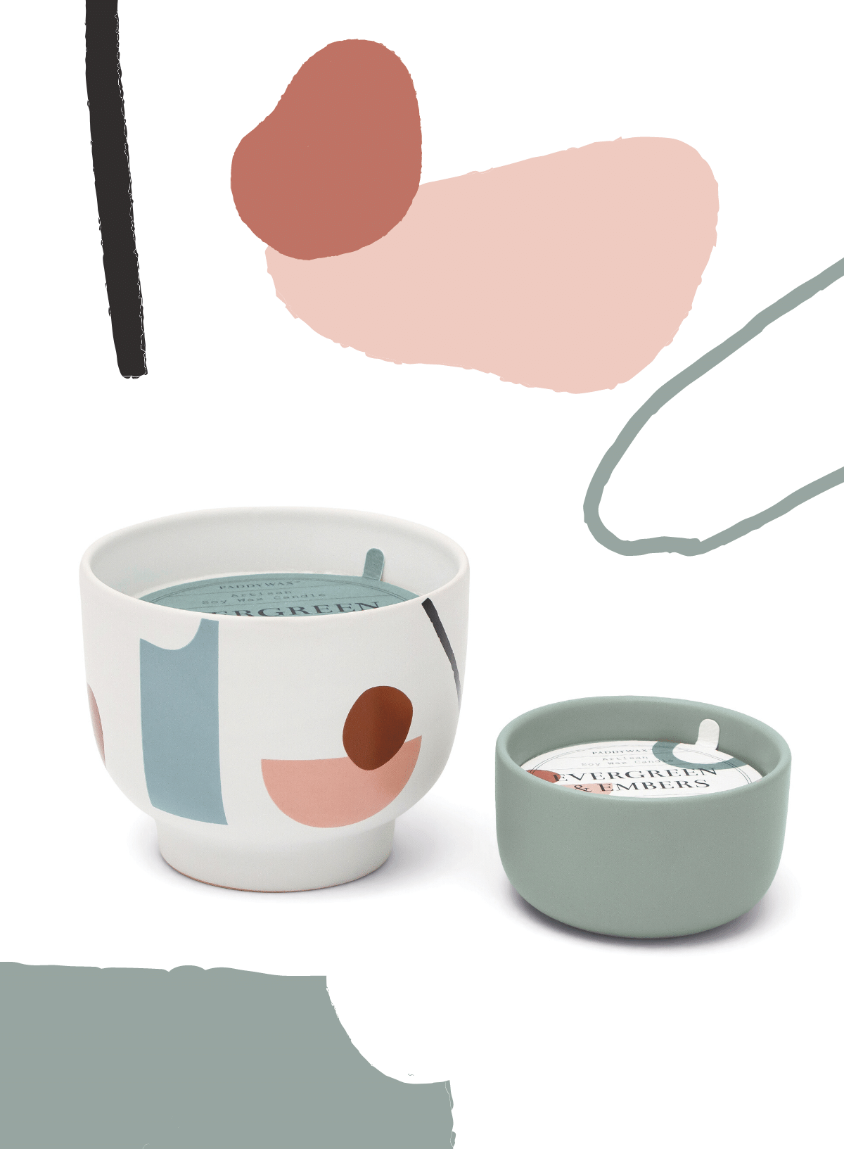 Wabi Sabi Evergreen & Embers Candle from Paddywax