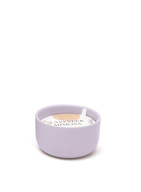 Wabi Sabi Lavender Mimosa Candle from Paddywax