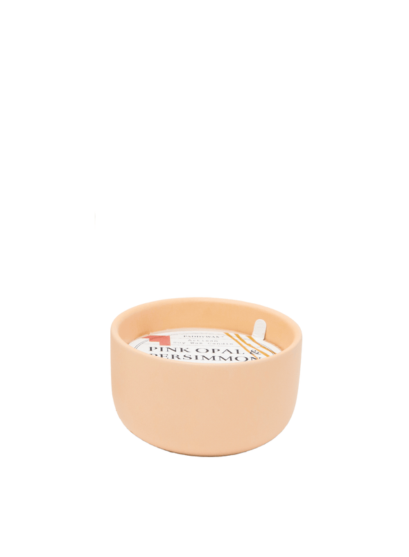Wabi Sabi Pink Opal & Persimmon Candle from Paddywax