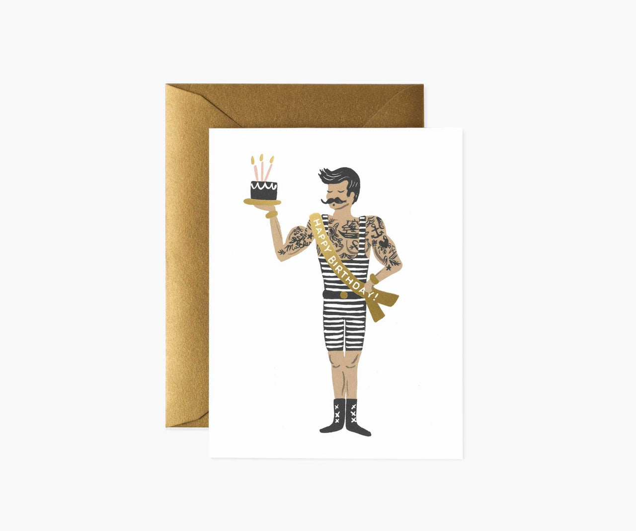 Strongman Happy Birthday Card from Rifle Paper Co.