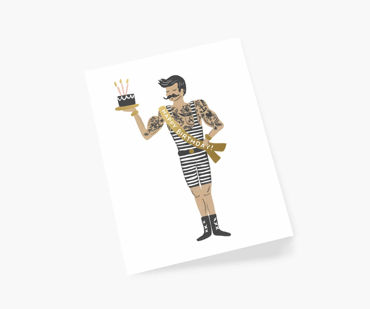 Strongman Happy Birthday Card from Rifle Paper Co.