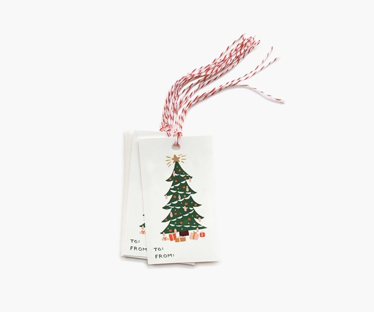 Christmas Tree Gift Tags from Rifle Paper Co.