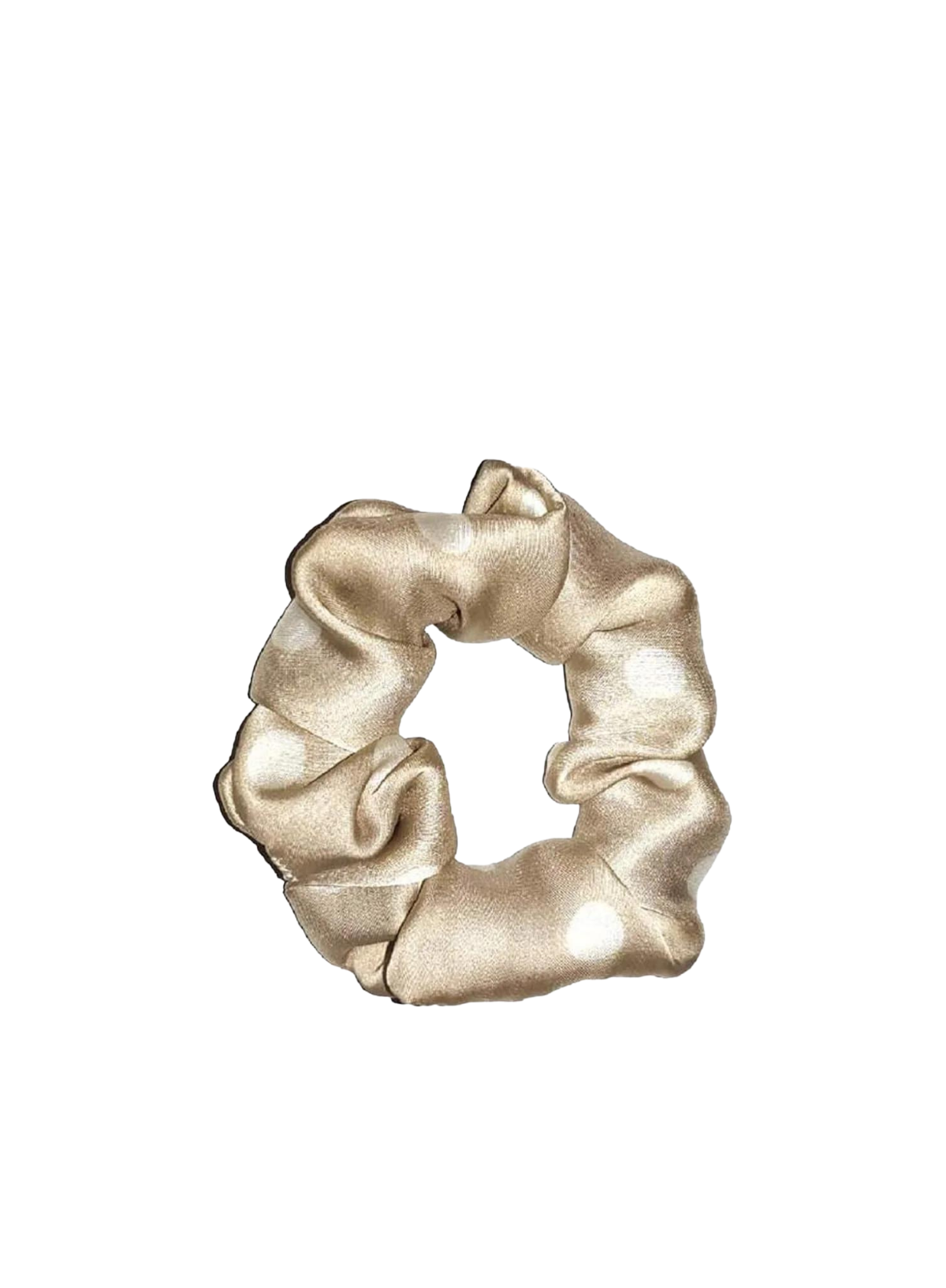Assa Mink Spot Satin Scrunchie from Unmade